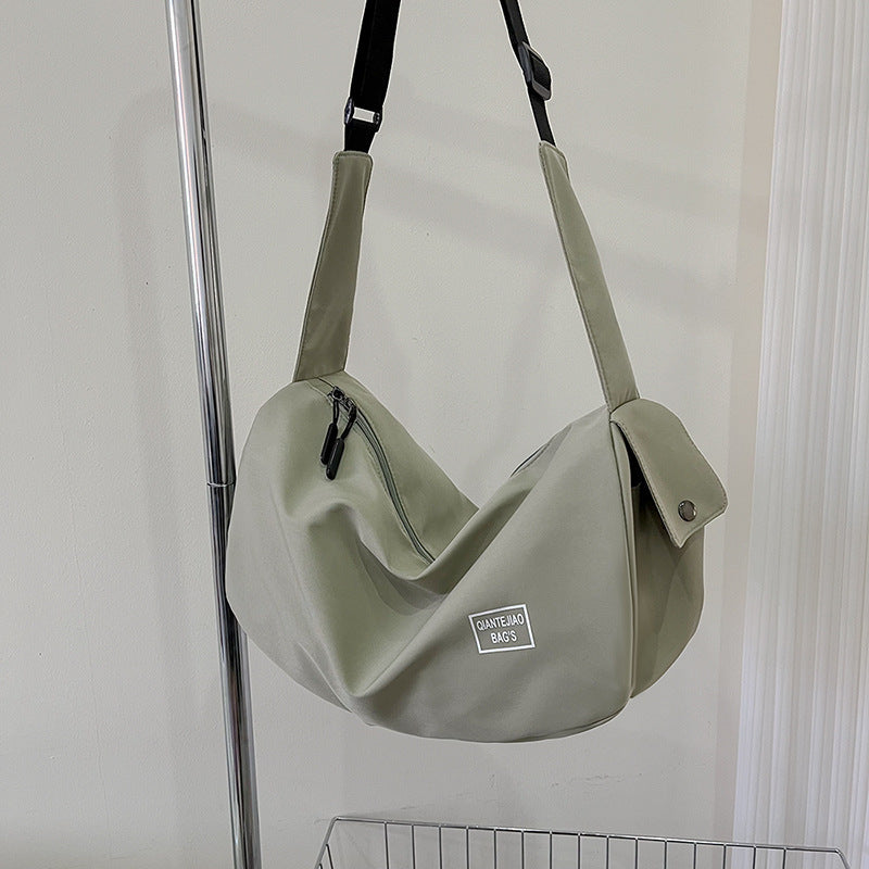 Sac à bandoulière en nylon décontracté et tendance, grande capacité, idéal pour le sport et les voyages