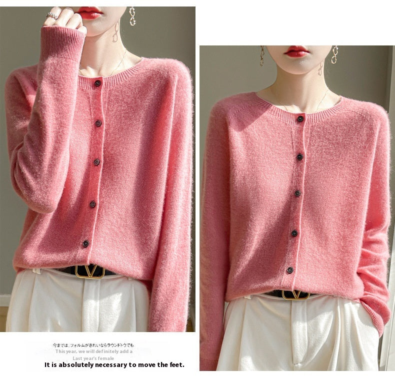 Cachemire Chic - Pull col rond élégant