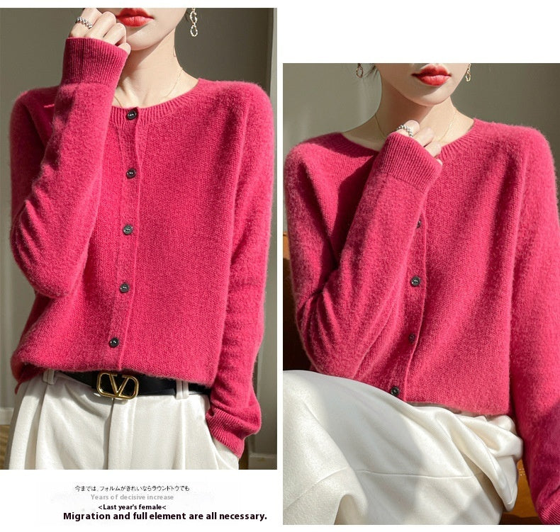 Cachemire Chic - Pull col rond élégant