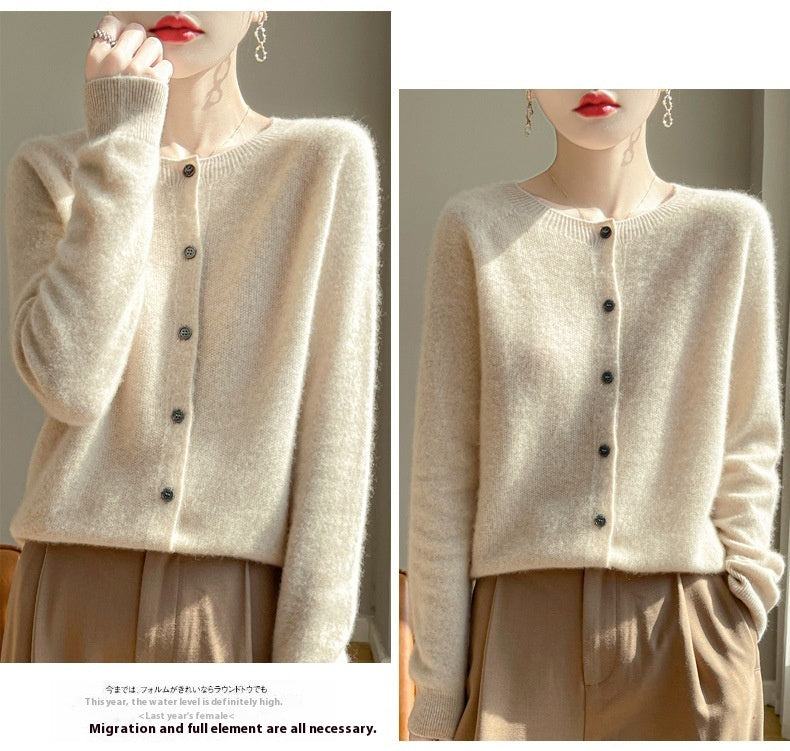 Cachemire Chic - Pull col rond élégant