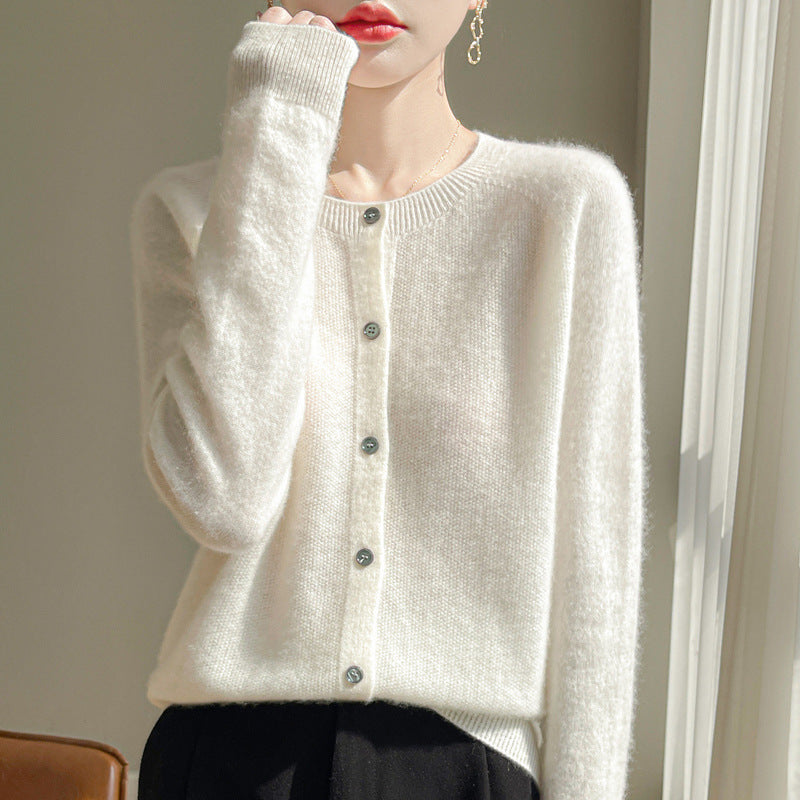 Cachemire Chic - Pull col rond élégant