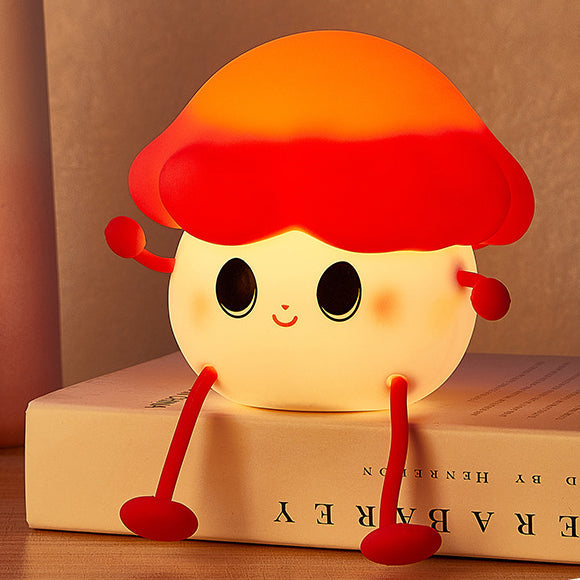 Huggwaii Champignon LED Squishy Tap Tap Nachtlamp