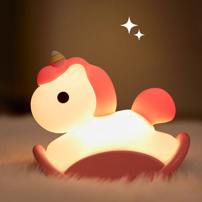 Huggwaii Eenhoorn Nachtlamp LED Squishy Tap Lamp Beste Cadeau voor Baby en Meisje
