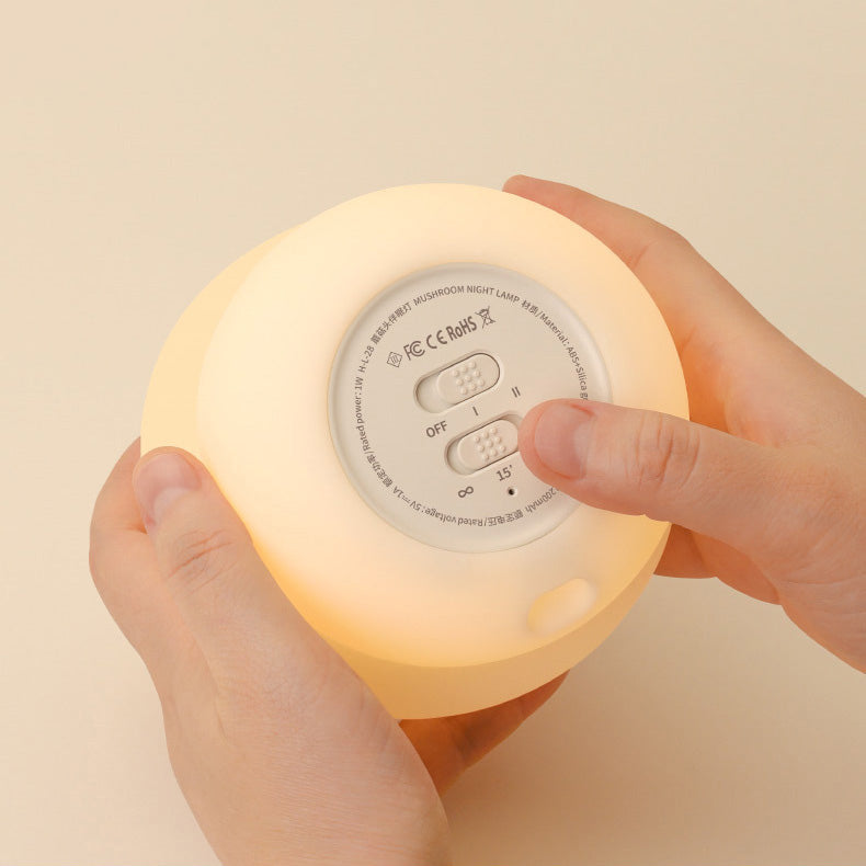 Huggwaii Champignon LED Squishy Tap Tap Nachtlamp
