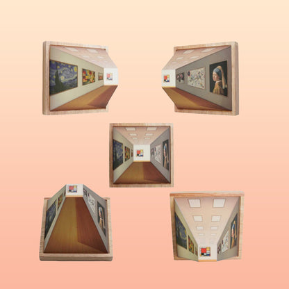 3D Brilvrije Galerij Optische Illusie Wandlamp & Nachtlamp