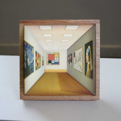 3D Brilvrije Galerij Optische Illusie Wandlamp & Nachtlamp