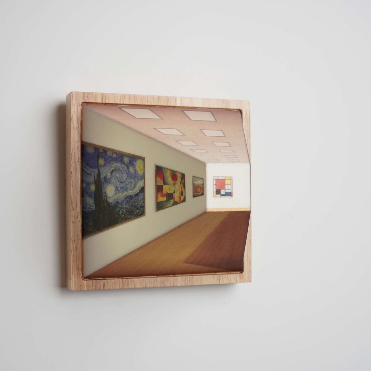 3D Brilvrije Galerij Optische Illusie Wandlamp & Nachtlamp