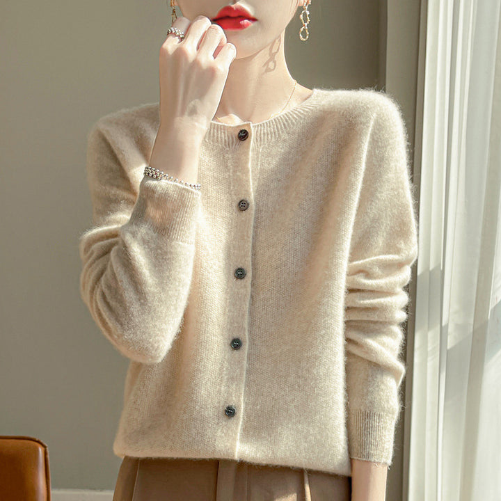 Cachemire Chic - Pull col rond élégant