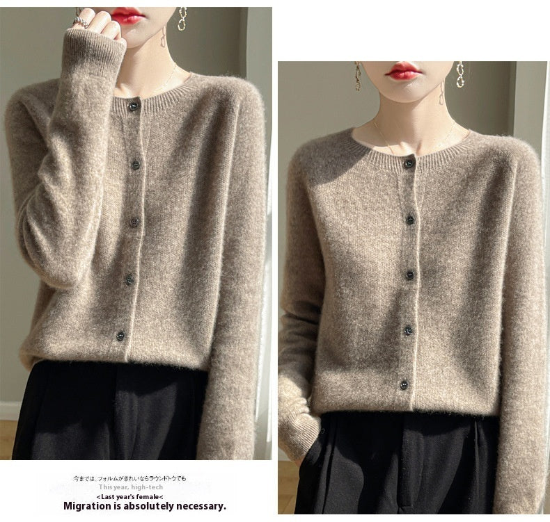 Cachemire Chic - Pull col rond élégant