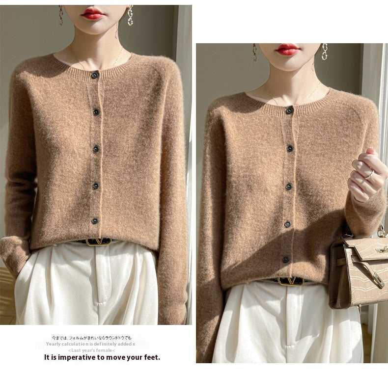 Cachemire Chic - Pull col rond élégant