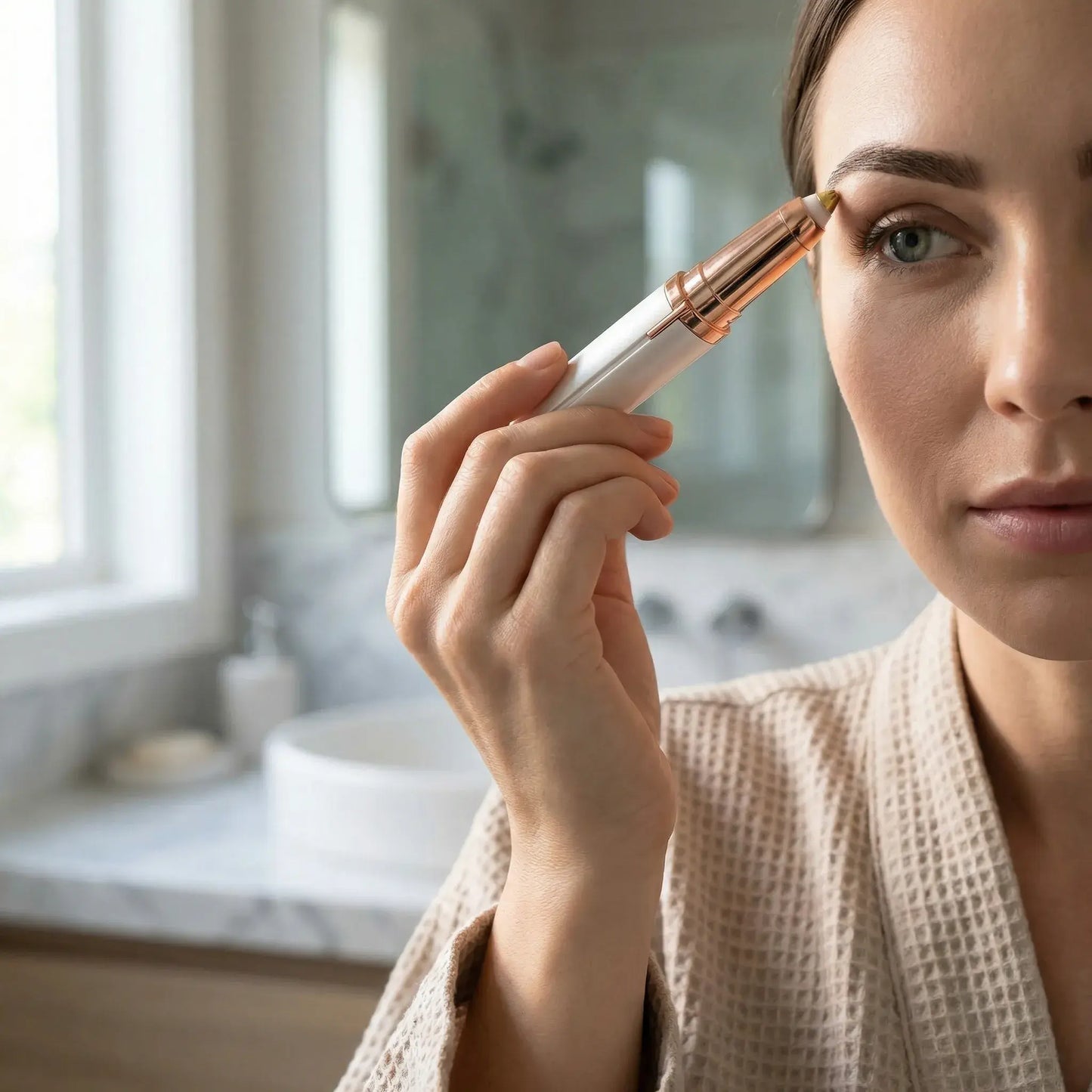 Clear Beauty 2-In-1 Strakke wenkbrauwen & een zijdezachte huid