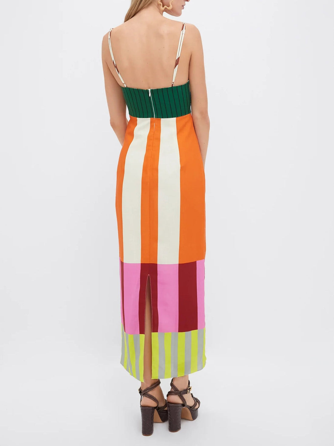 Paloma Bengal – Robe maxi fluide imprimée.