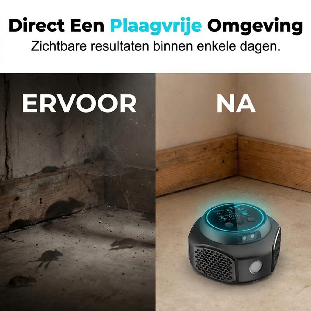 PestShield - Ultrasone ongedierteverjager