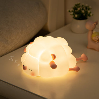 Huggwaii Kleine Schapen LED Squishy Tap Tap Nachtlamp