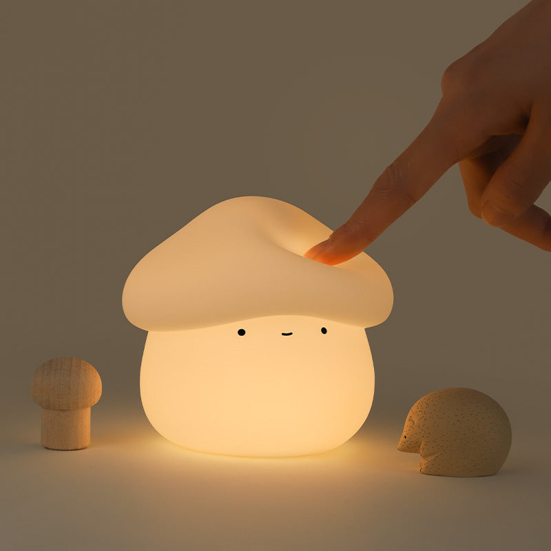 Huggwaii Champignon LED Squishy Tap Tap Nachtlamp