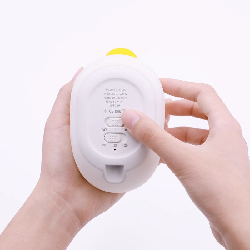 Huggwaii Squishy Silicone Eend LED Nachtlamp - Perfect Cadeau voor Kinderen en Meisjes