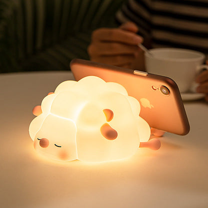 Huggwaii Kleine Schapen LED Squishy Tap Tap Nachtlamp