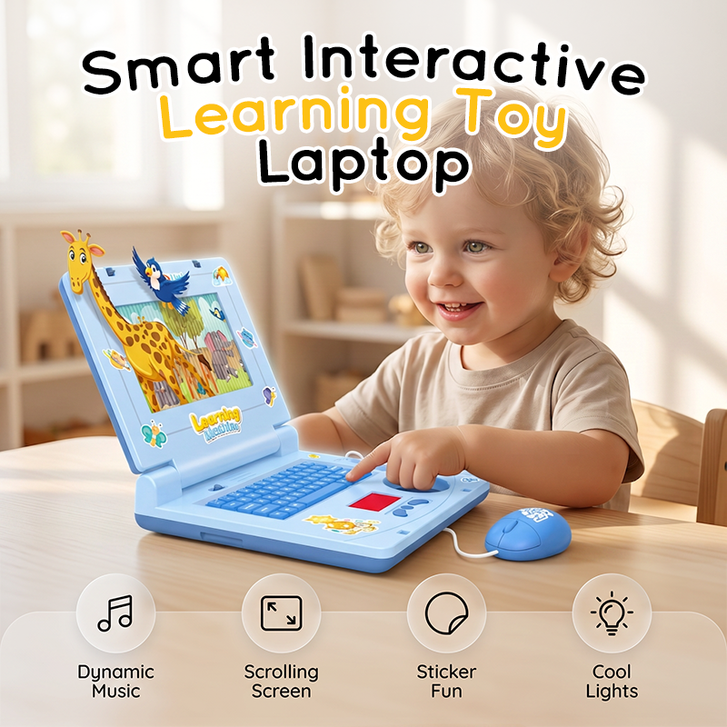 🧸 56% KORTING ✨ Interactieve Kinderlaptop – Leerzaam & Leuk💻