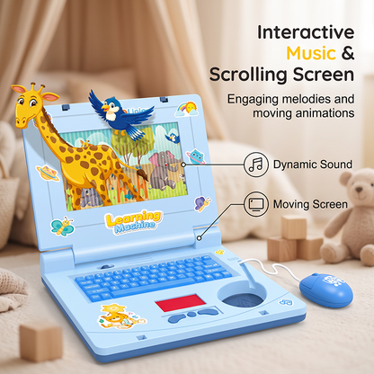 🧸 56% KORTING ✨ Interactieve Kinderlaptop – Leerzaam & Leuk💻