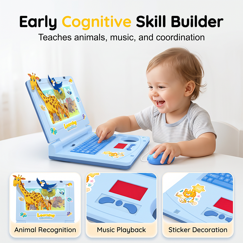 🧸 56% KORTING ✨ Interactieve Kinderlaptop – Leerzaam & Leuk💻