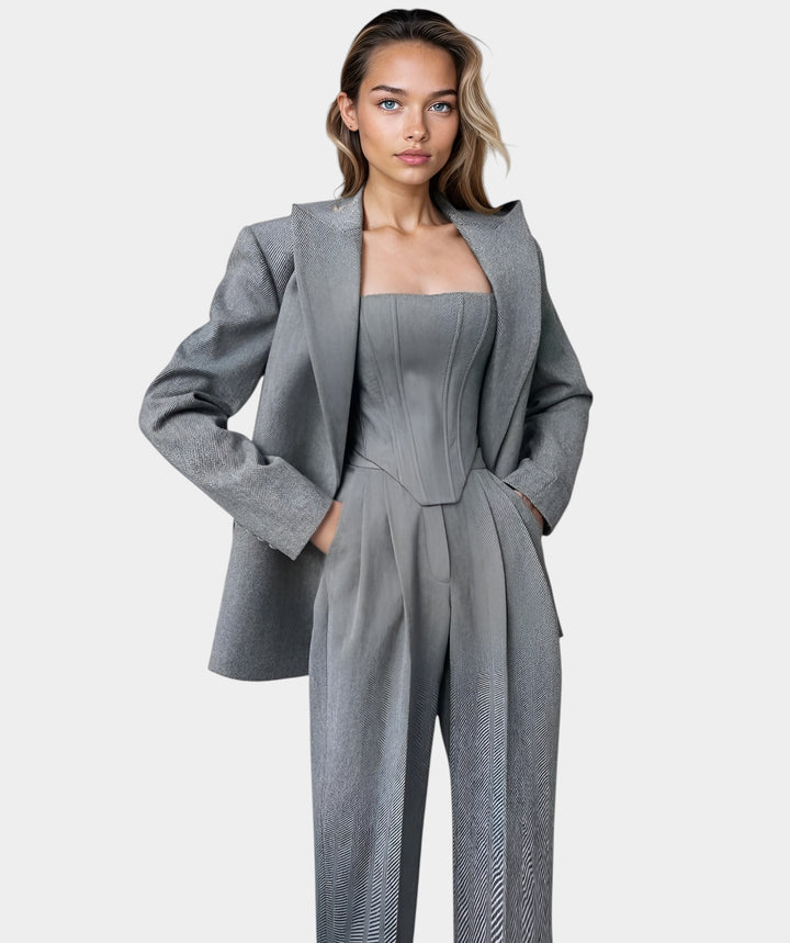 Ensemble 3 pièces avec blazer offert