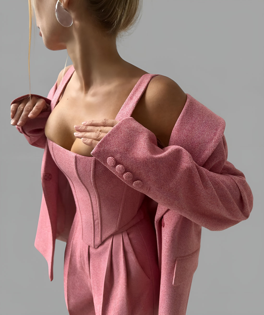 Ensemble 3 pièces avec blazer offert
