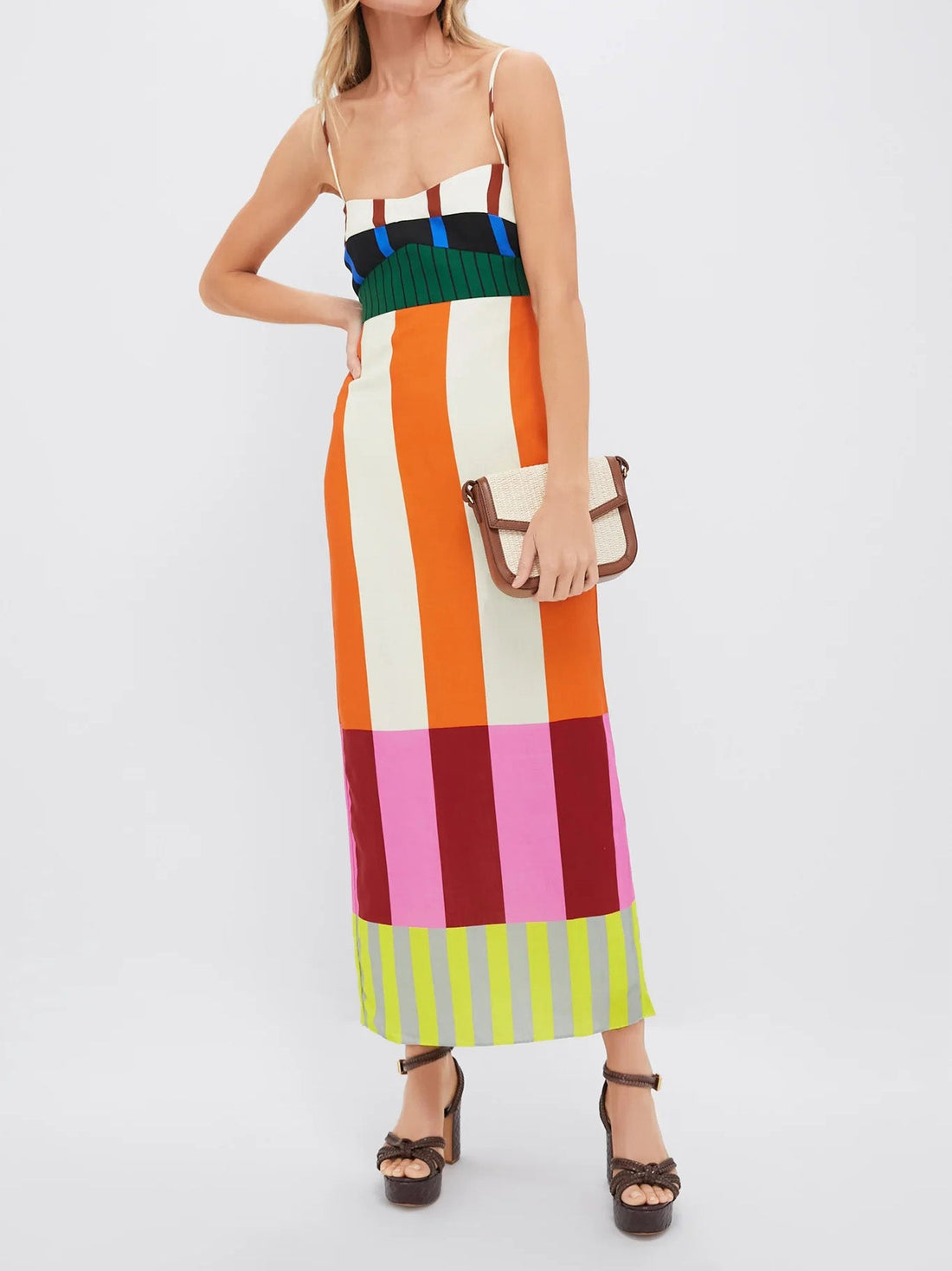 Paloma Bengal – Robe maxi fluide imprimée.